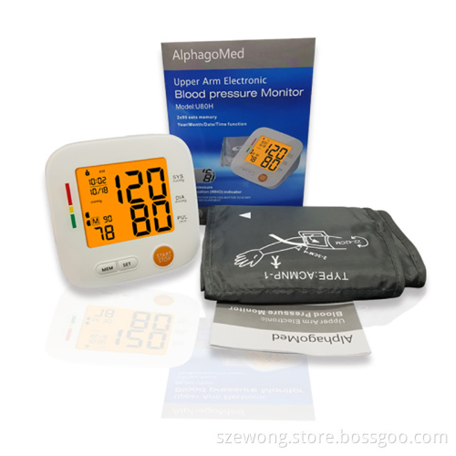 Medical or home Electronic arm blood pressure monitor